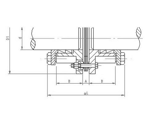 ZJM型脹套聯結彈性膜片聯軸器